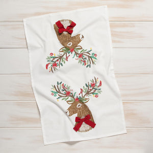 Dasher Reindeer Kitchen Towel