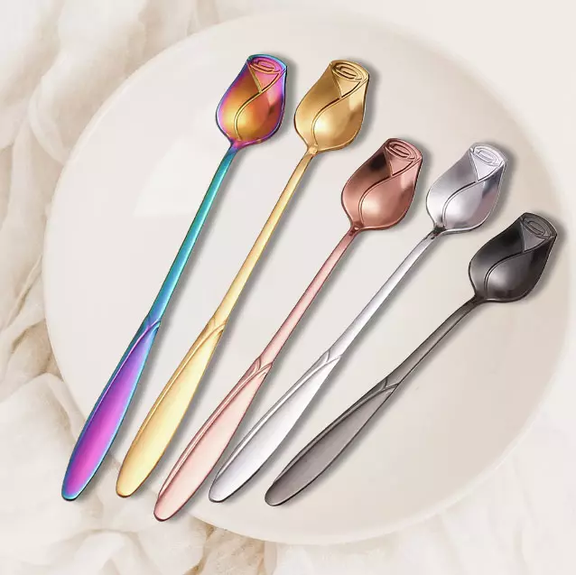 Rose shape Spoon