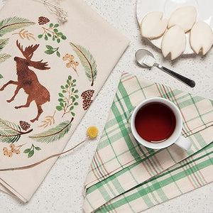 Winter Moose Companion Kitchen Towel