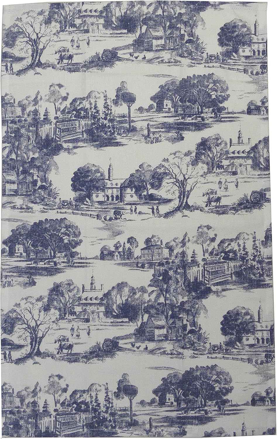 French Country Toile Kitchen Towel