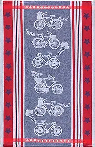 Stars and Spokes Kitchen Towel (Blue)