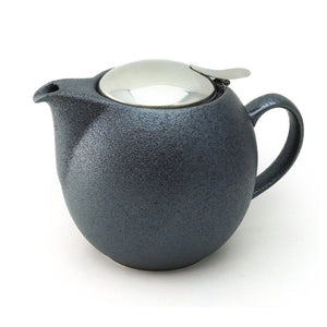 Zero Japan 5 cup Ceramic Teapot 34oz Graphite Silver