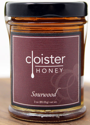 Cloister Sourwood Honey - 3oz