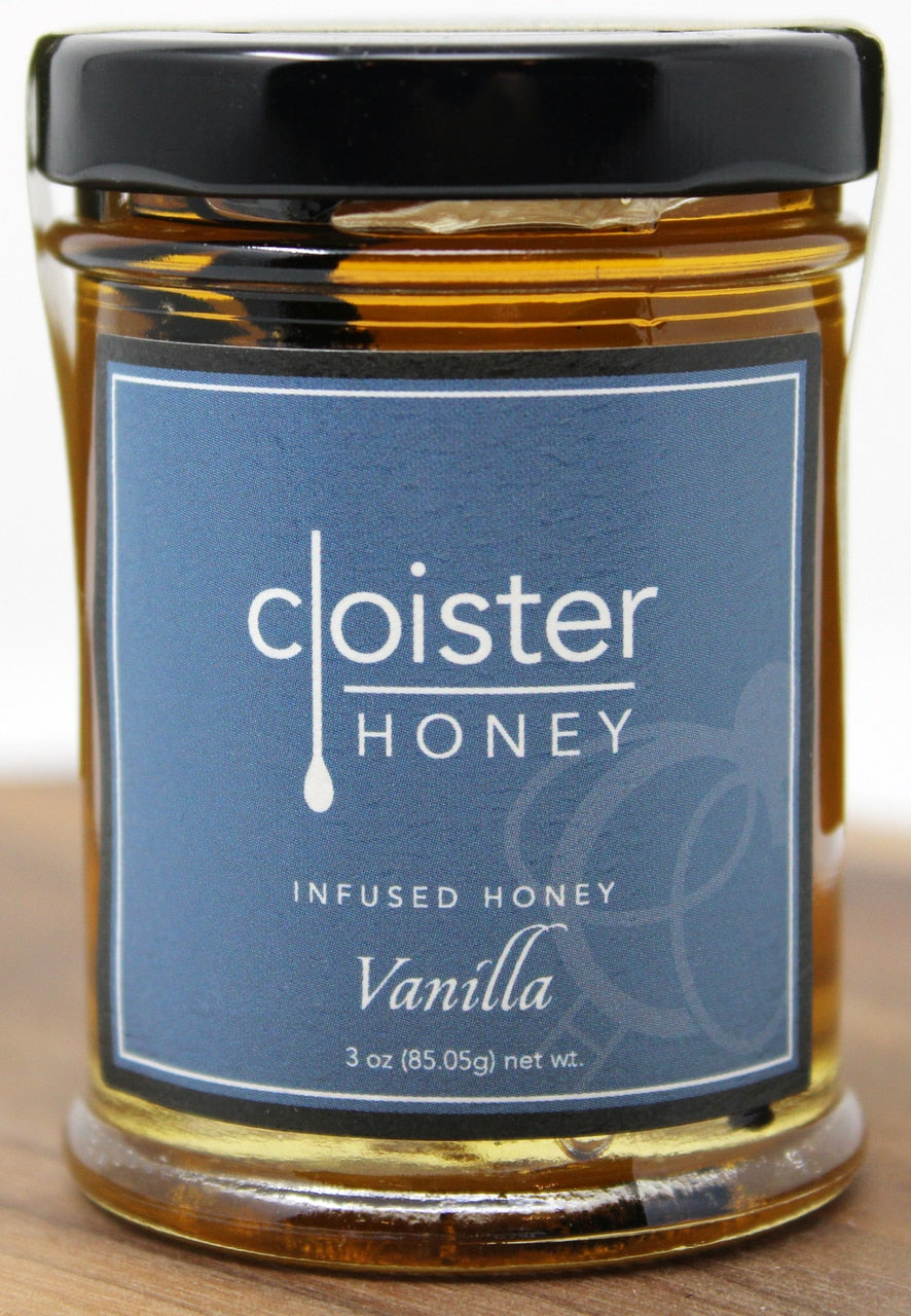 Cloister Vanilla Infused Honey 3 oz