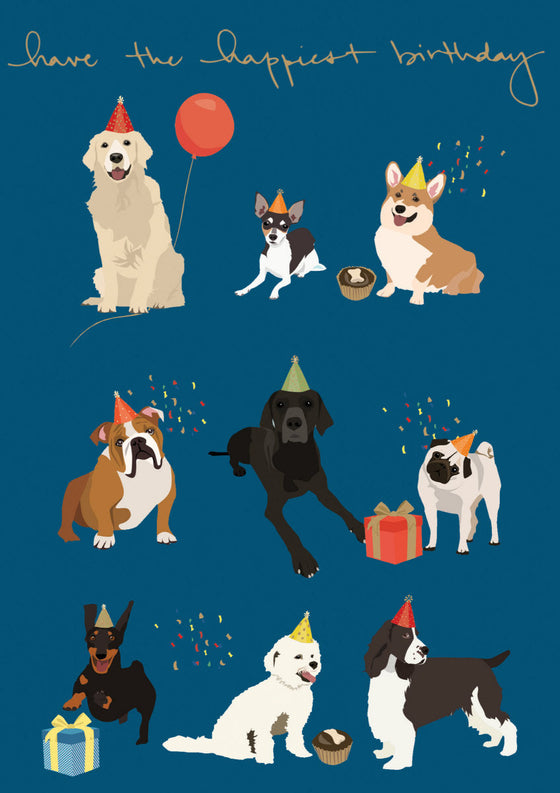 Dogs Birthday Card