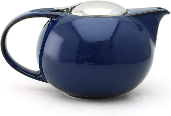 Zero Japan 7 cup Ceramic Teapot 45oz Jeans Blue