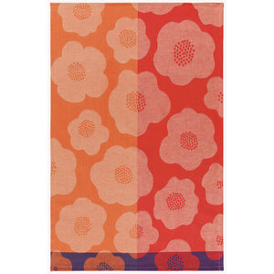 Bold Poppy Jacquard Kitchen Towel