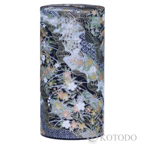 Flowers and Stream Pattern 200g Tin Canister