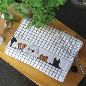 Poli-Dri Jacquard Dogs Tea Towel