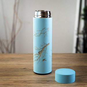 Insulated Stainless Steel Flask Plum Blossom