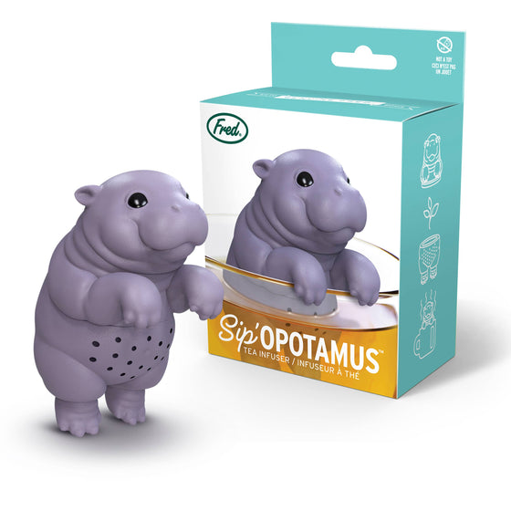 SIP’OPOTAMUS - Hippo Tea Infuser - Moo Deng Inspired - Todd & Holland Tea Merchants