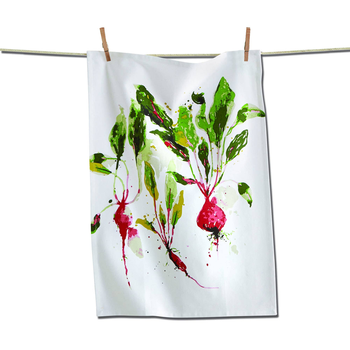 Garden Radish Kitchen Towel