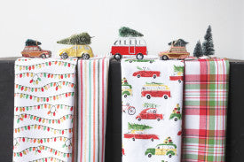 Holiday Cars Kitchen Towel