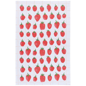 Berry Sweet Strawberry Printed Cotton Kitchen Towel