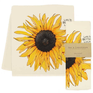 Sunflower Tea Towel