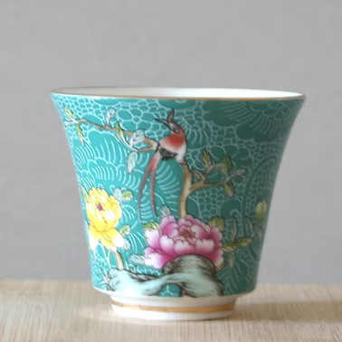 Bird & Floral Cups