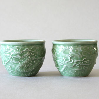 Celadon Dragon Cup