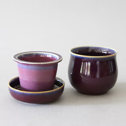 Aubergine Happy Lucky Brewing Mug