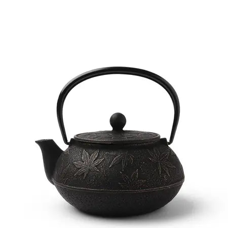 Tetsubin Cast Iron Teapot Black Maple