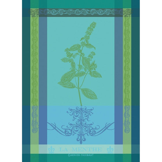 Brin de Menthe Chlorophylle Jacquard Tea Towel