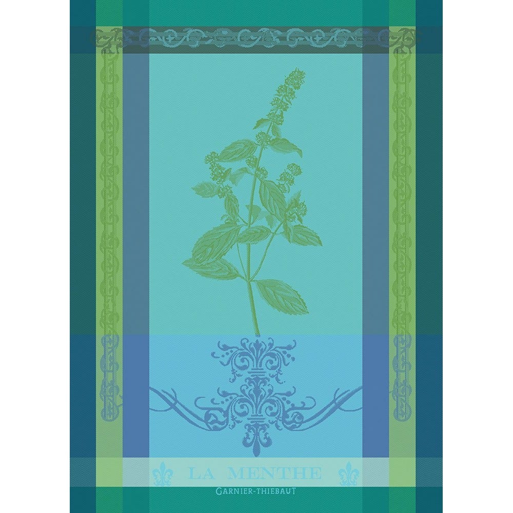 Brin de Menthe Chlorophylle Jacquard Tea Towel