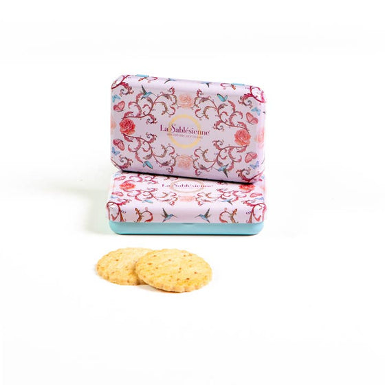 "L'oiseau Bleu" Raspberry Shortbread Tin