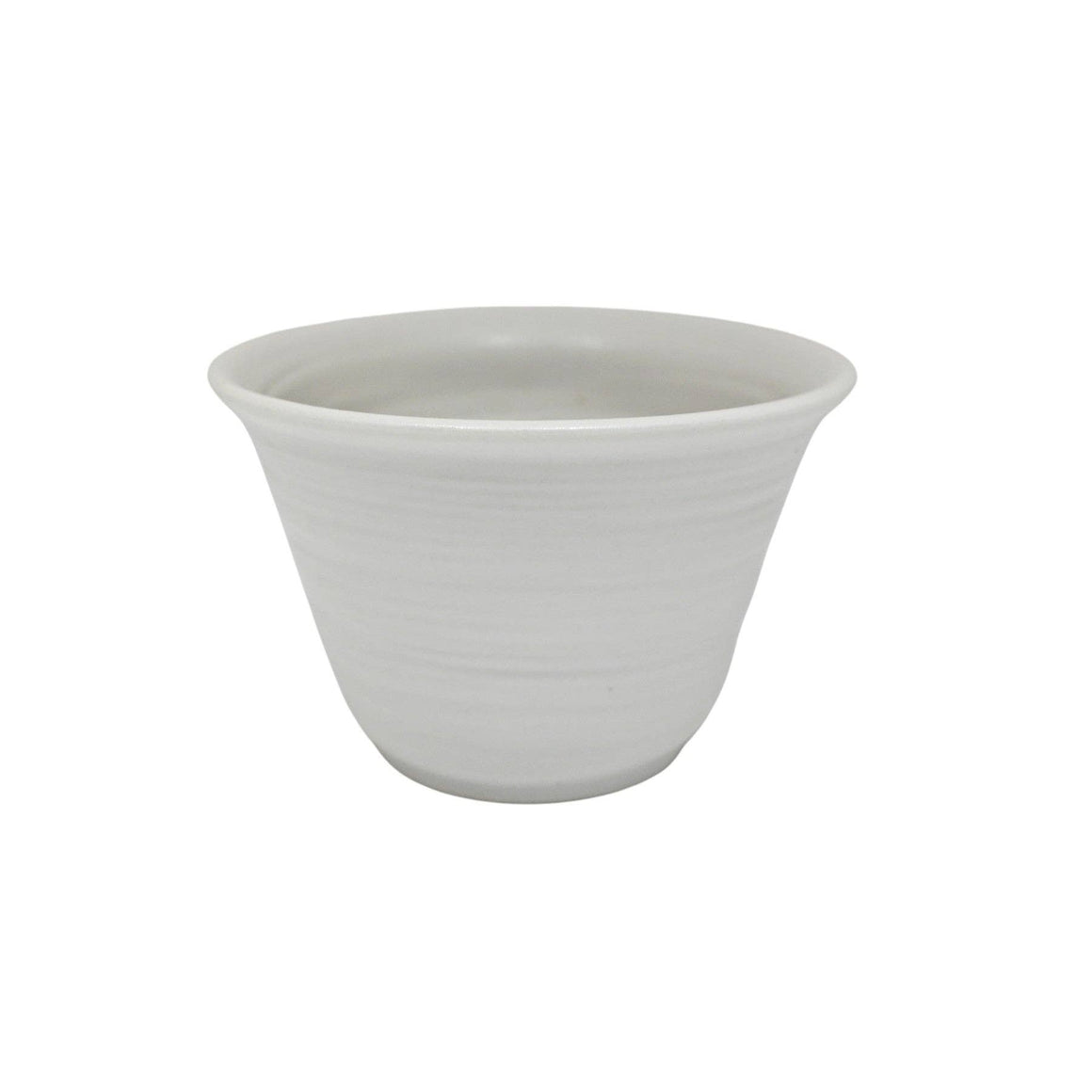 Minoware Japanese Tea Cup Reactive Glaze Matte White - Todd & Holland Tea Merchants