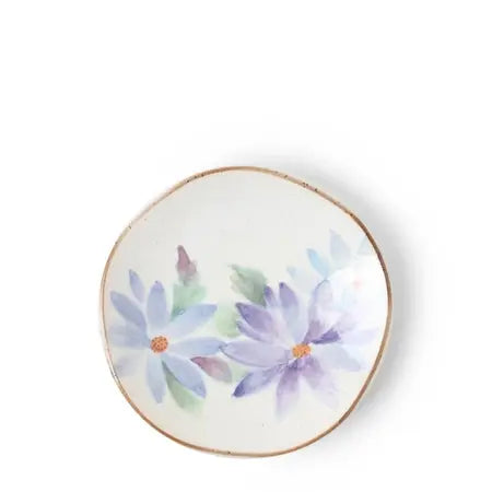 Floral Mini Plate Blue
