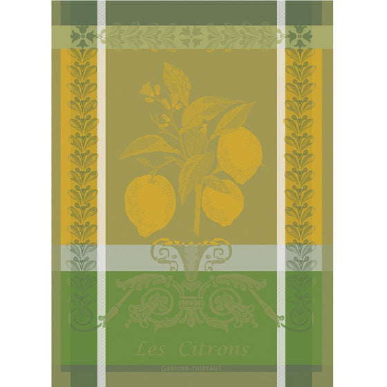 Citron Zeste Jacquard Tea Towel