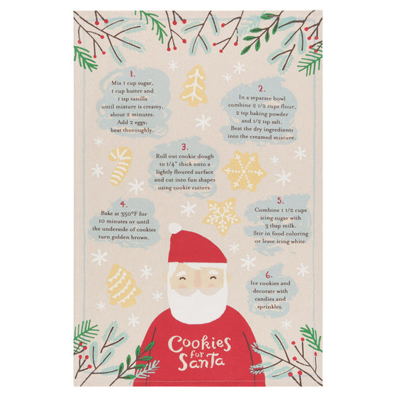 Cookies for Santa Kitchen Towel