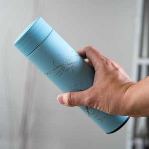 Insulated Stainless Steel Flask Plum Blossom