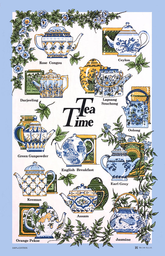 Tea Time Cotton Tea Towel