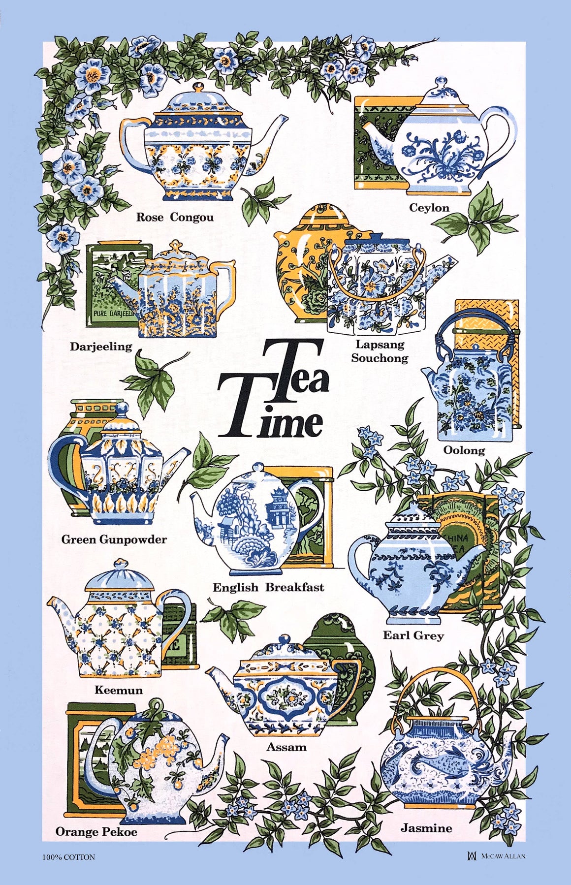 Tea Time Cotton Tea Towel