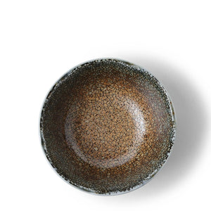 Blue Sand Crackle Trinket Dish/Tebag Holder