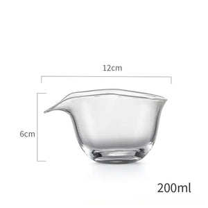 Gohobi Handmade Gourd Glass Pitcher Clear