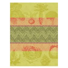 Le Jacquard Jardin Des Choux Tea Towel Green