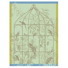 Le Jacquard Sonate Tea Towel Green
