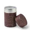 Tea Canister Purple Gold Swirl 150g
