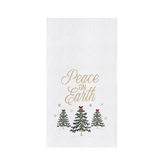 Christmas Peace On Earth Forest Kitchen Towel