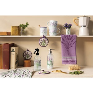 Lavender Jacquard Kitchen Towel