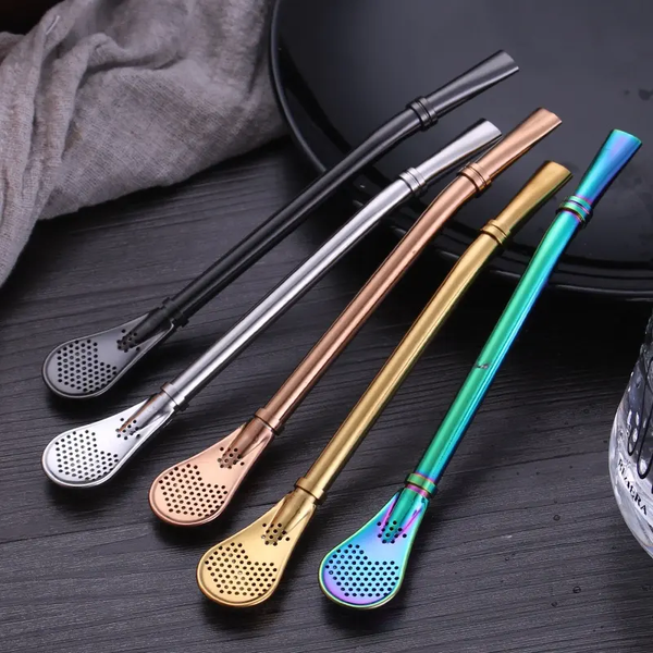 Maté Straw - Stainless Steel Bombilla - 2 colors available - Todd ...