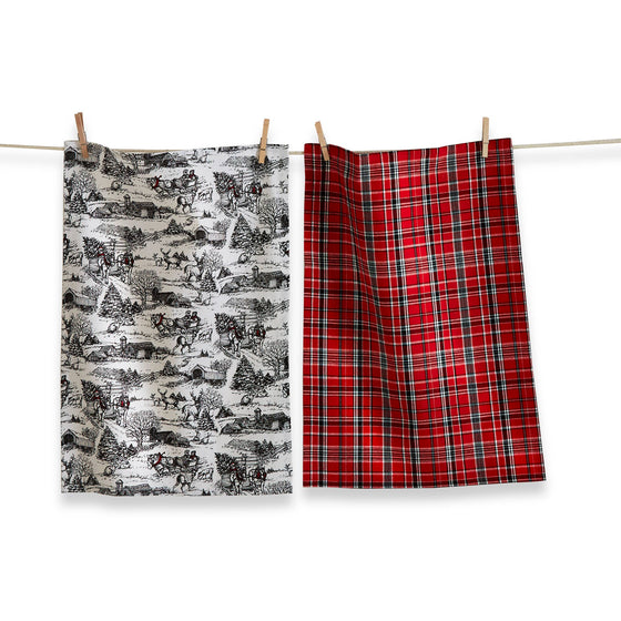 Christmas Farmhouse Companion Kitchen Towel