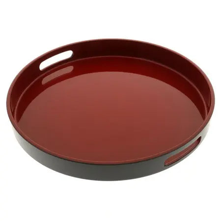 Crimsom Round Tray