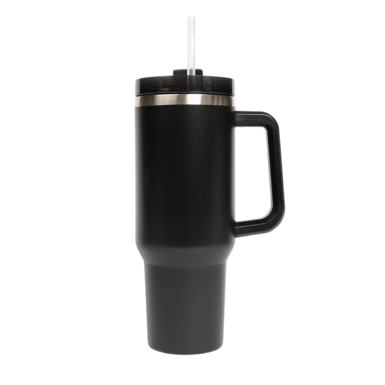 Black 40 oz Travel Tumbler