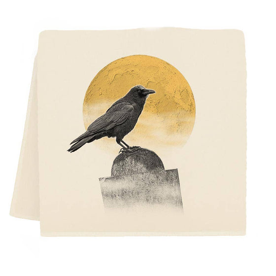 Harvest Crow Tea Towel