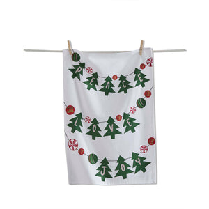 Peace Love Joy Tree Kitchen Towel