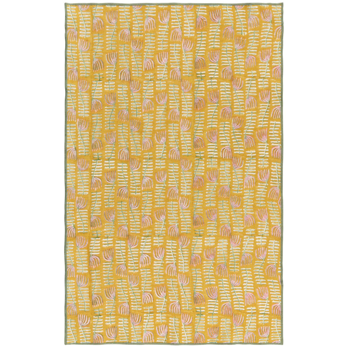 Venus Block Print Dishtowel