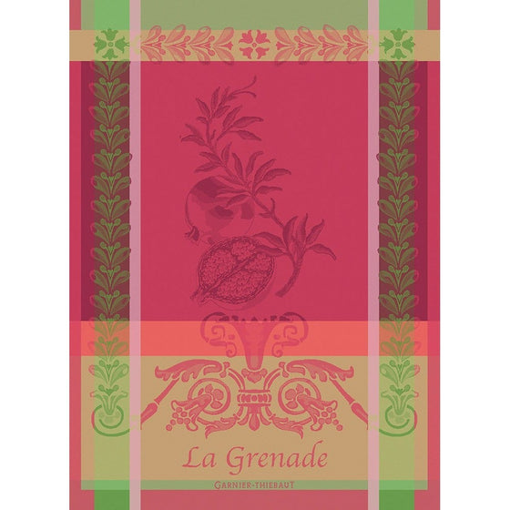 Grenade Rose Jacquard Tea Towel