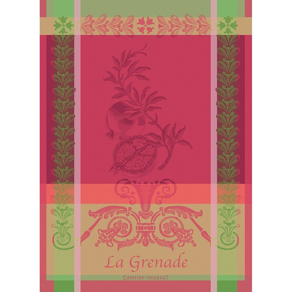 Grenade Rose Jacquard Tea Towel