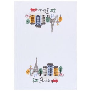 Meet Me in Paris Vignette Kitchen Towel